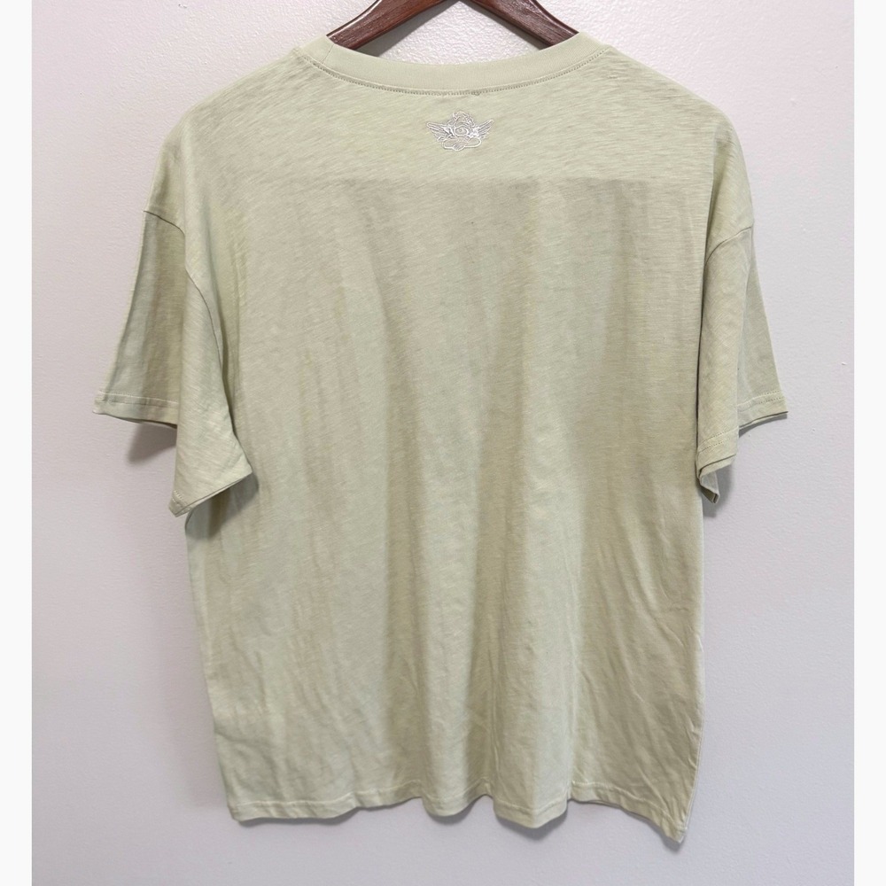 Boys Lie Women's Signature Boyfriend Tee Washed Lime Size S/M NWT - Picture 4 of 9
